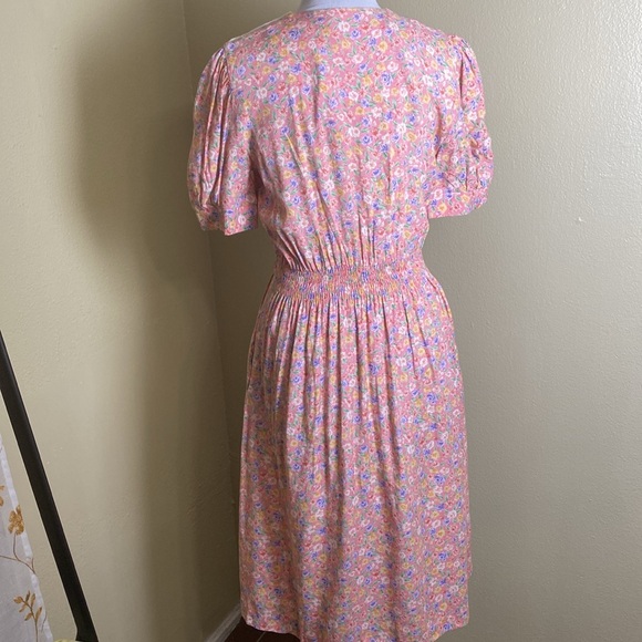 Vintage Halmode Petites Floral Dress - Picture 9 of 10